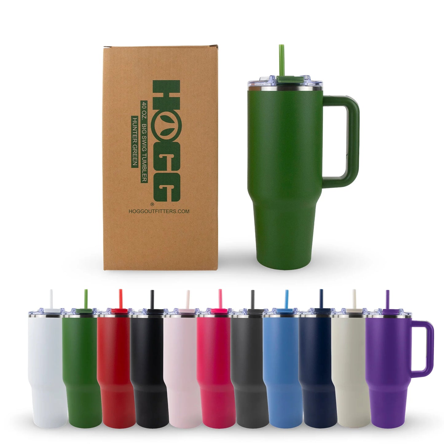 Personalizable 40oz Powder CoatedTumbler