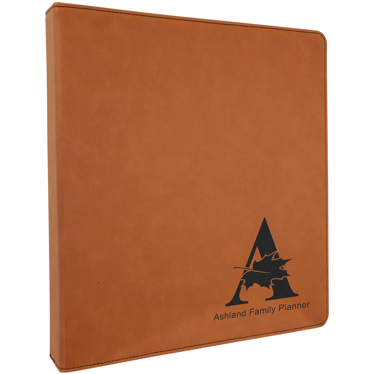 Rawhide 10 1/2" x 11 1/2" Laserable Leatherette 3 Ring Binder with 1" Slant D Rings