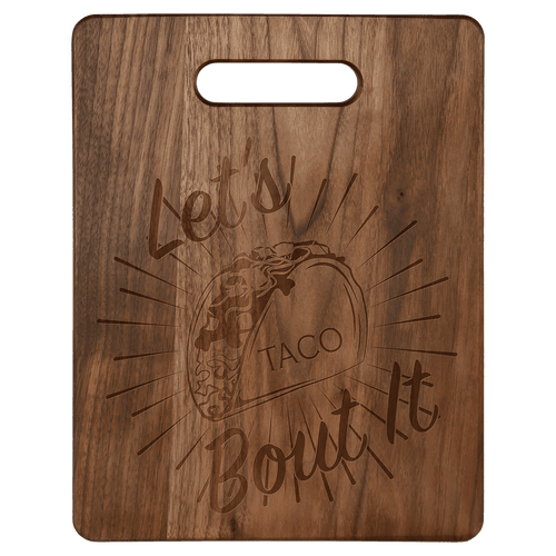 11 1/2" x 8 3/4" Walnut Cutting Board