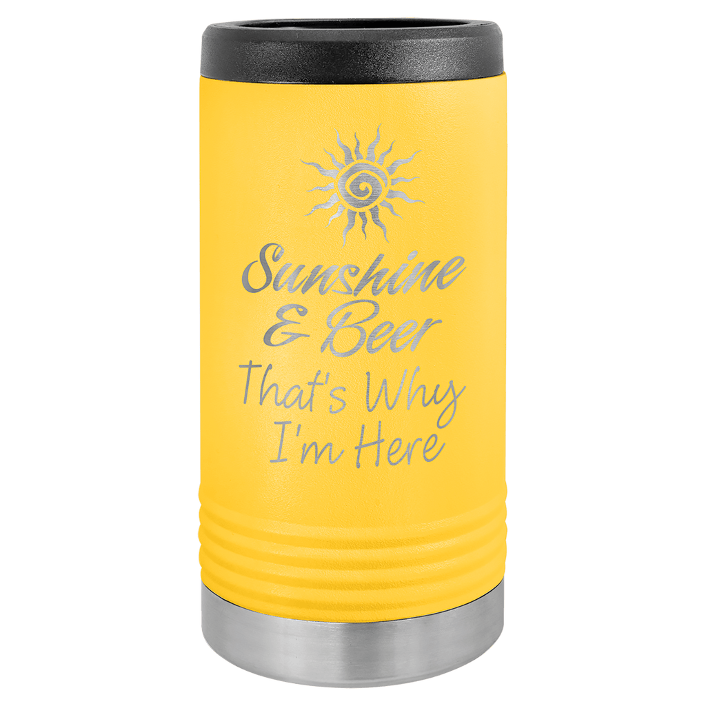 Yellow Polar Camel Slim Beverage Holder