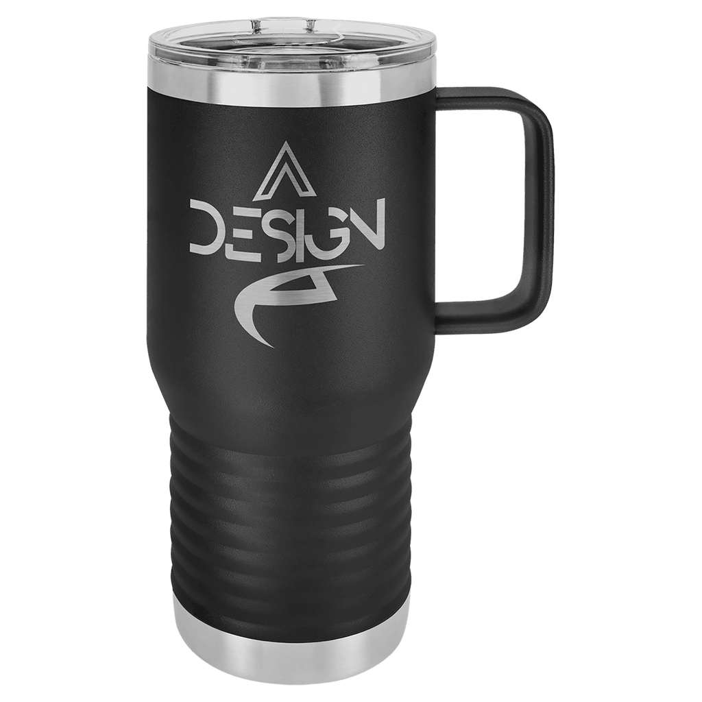 Black Polar Camel 20 oz. Vacuum Insulated Travel Mug with Slider Lid