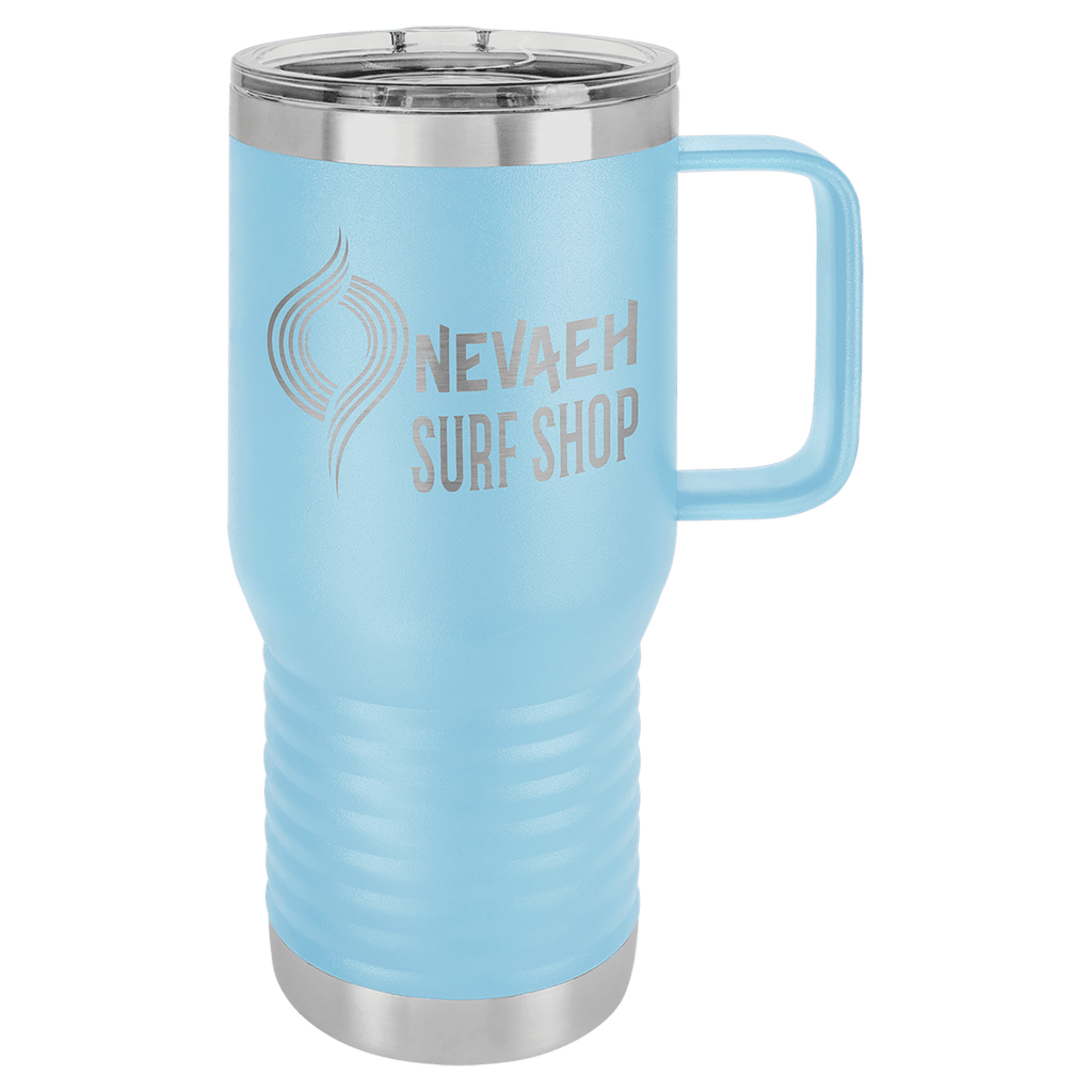 Light Blue Polar Camel 20 oz. Vacuum Insulated Travel Mug with Slider Lid