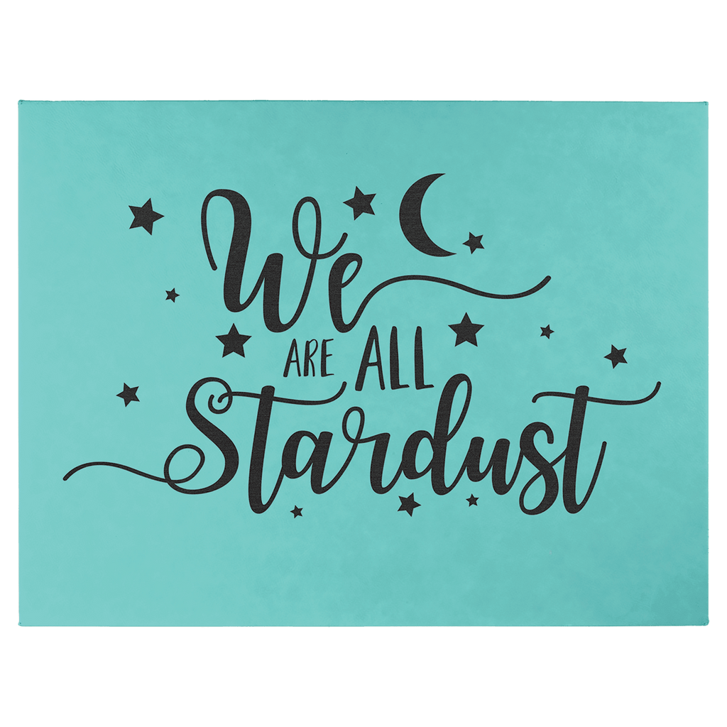 Teal 16" x 20" Laserable Leatherette Wall Decor with Sawtooth Hanger
