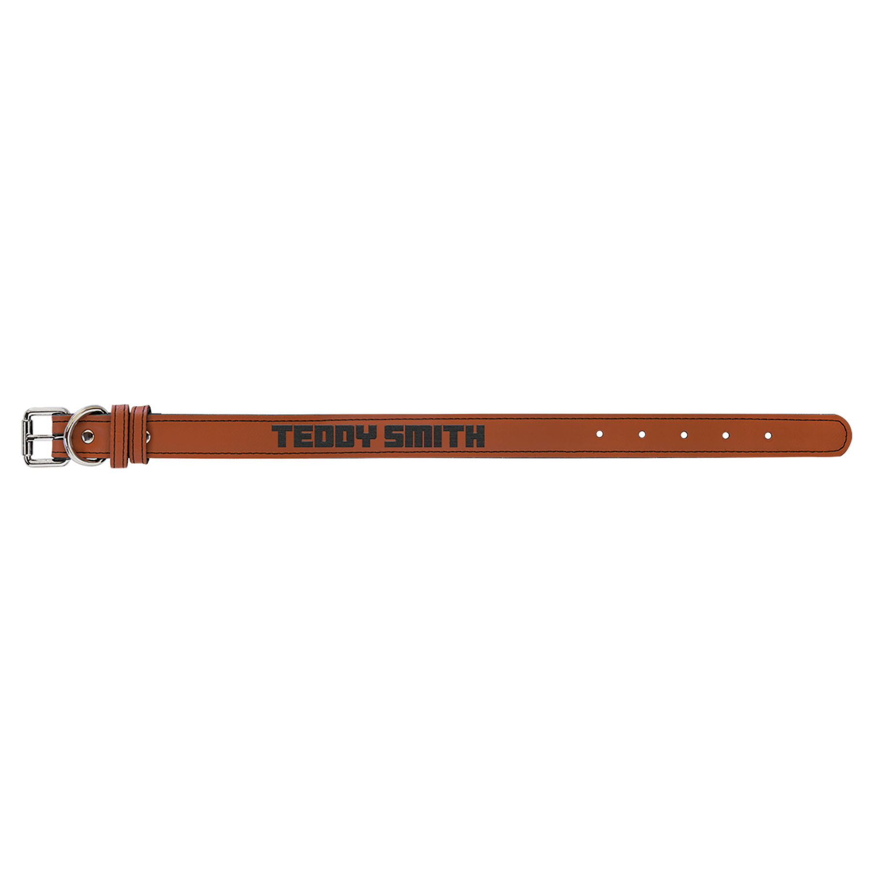 Rawhide Medium 19" x 1" Laserable Leatherette Dog Collar