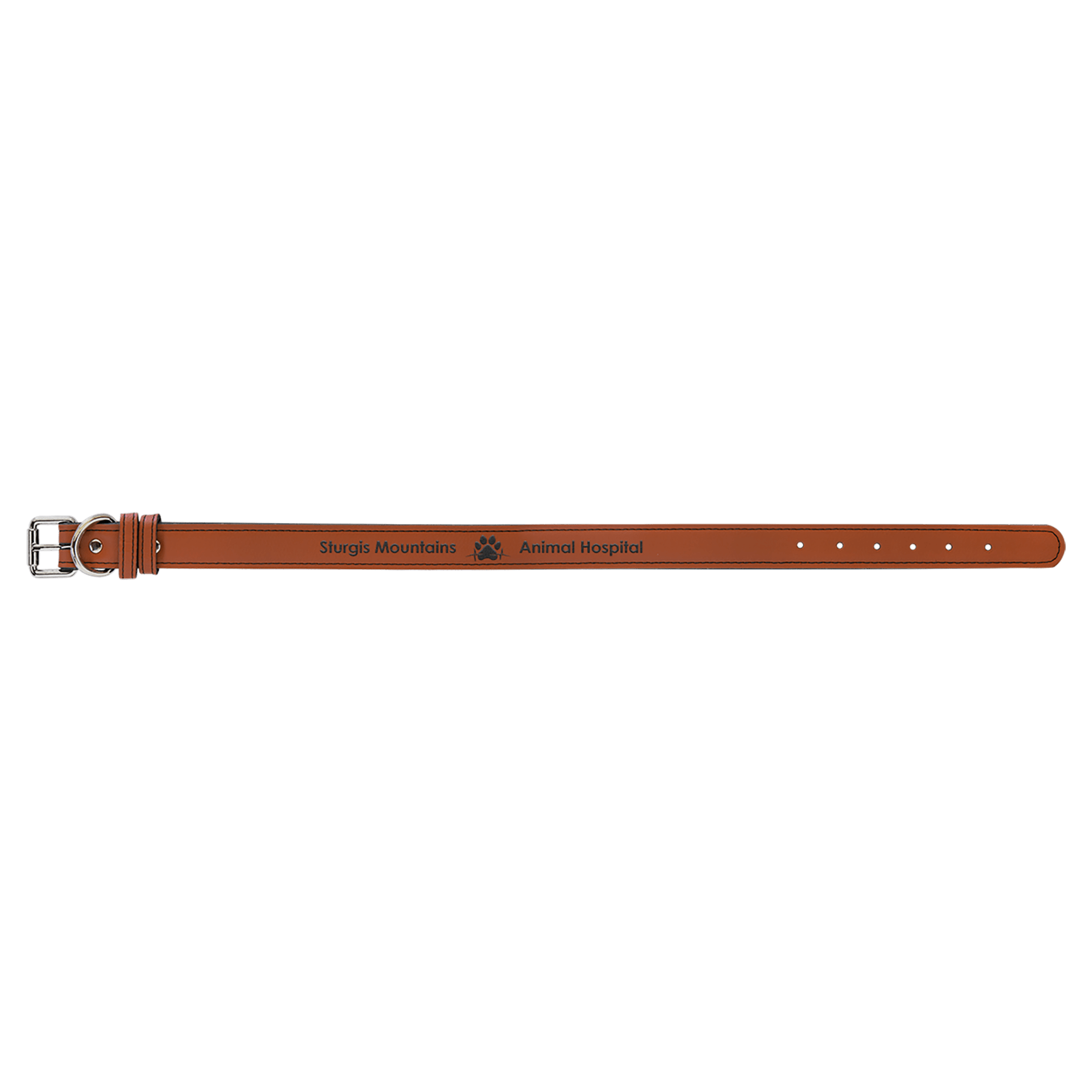 Rawhide Extra Large 27" x 1 1/4" Laserable Leatherette Dog Collar
