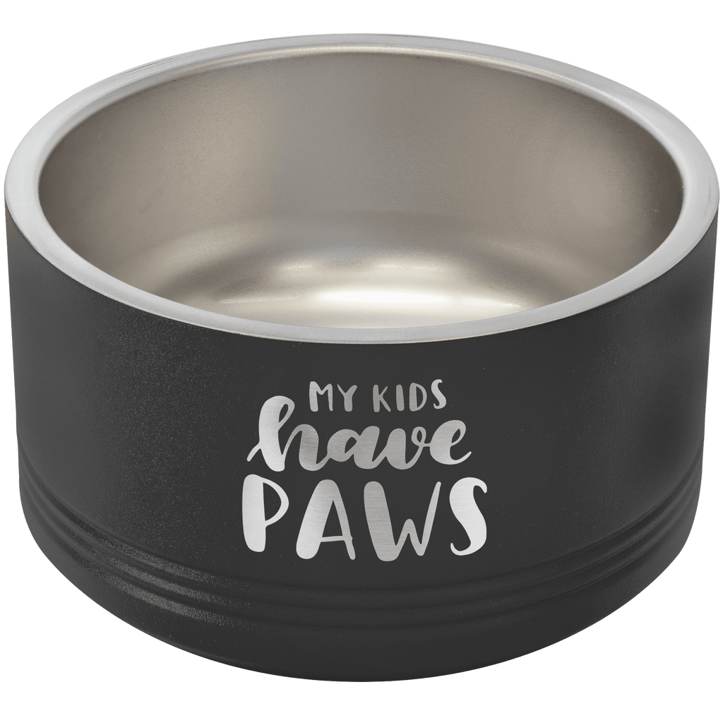 Black Polar Camel 18 oz. Small Pet Bowl