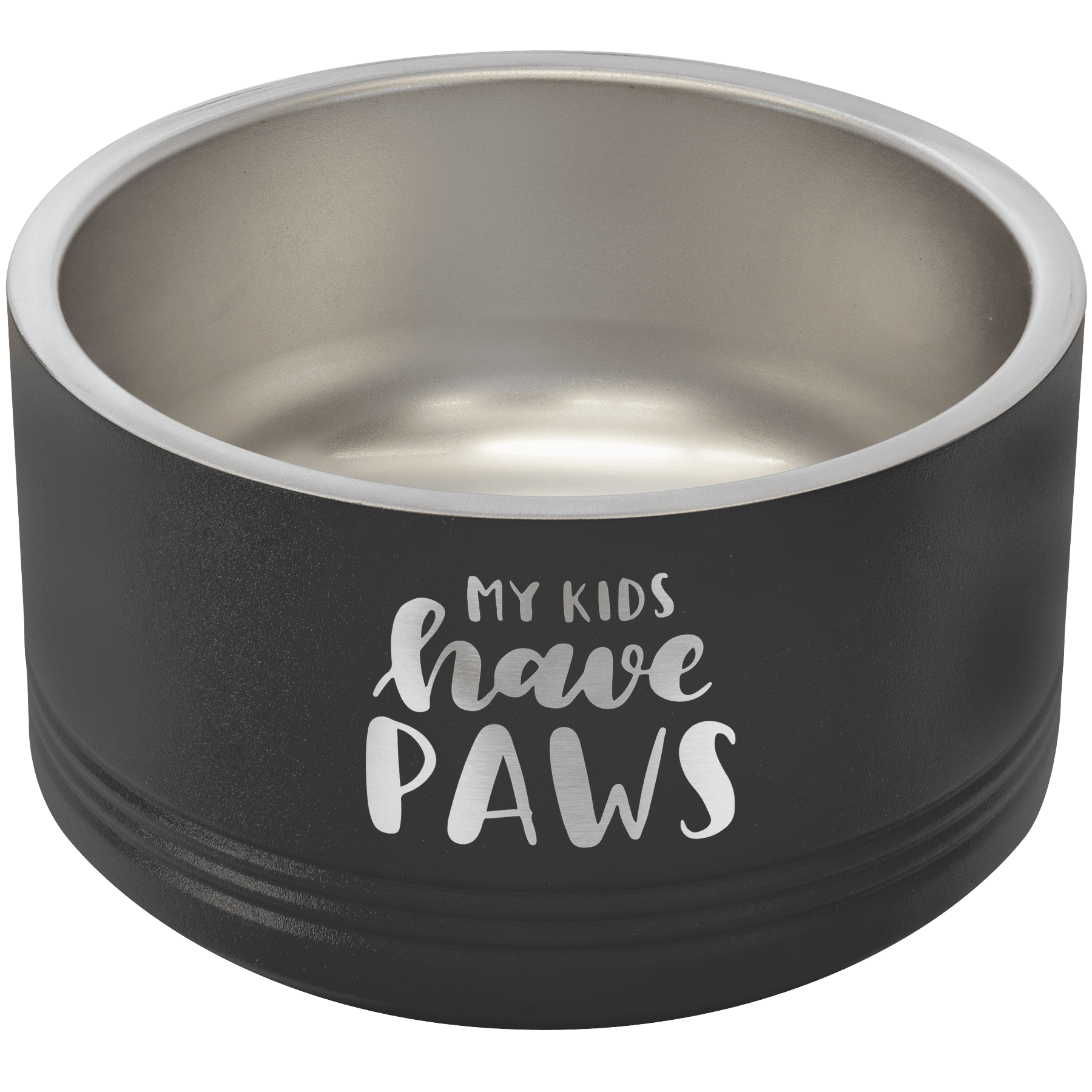 Black Polar Camel 18 oz. Small Pet Bowl