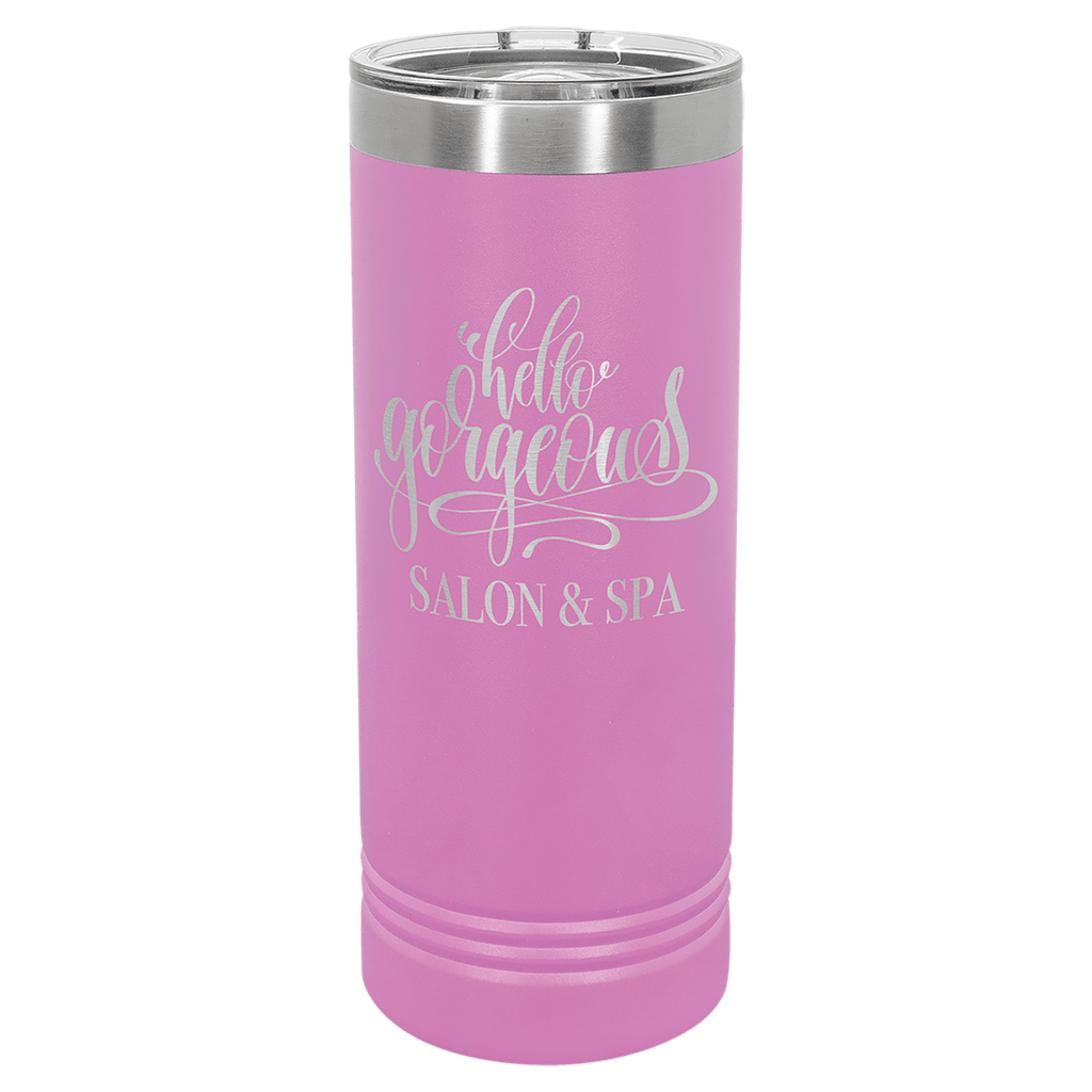 Light Purple Polar Camel 22 oz. Skinny Tumbler with Slider Lid