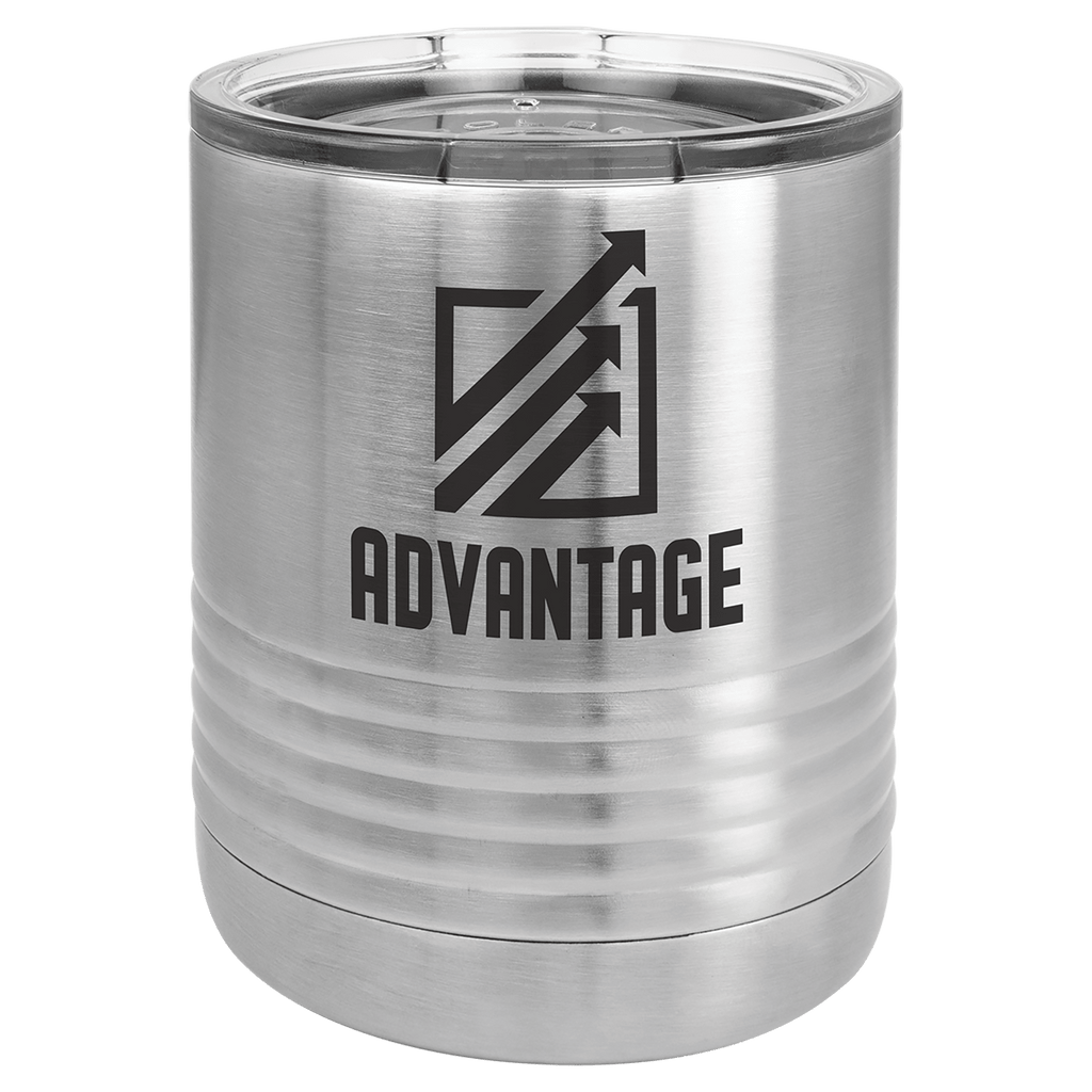 Stainless Steel Vacuum Insulated Ringneck Tumbler with Clear Polar Camel 10 oz. Lid