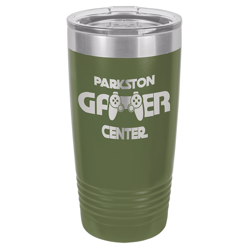 Olive Green Polar Camel 20 oz. Ringneck Tumbler with Logo Lid