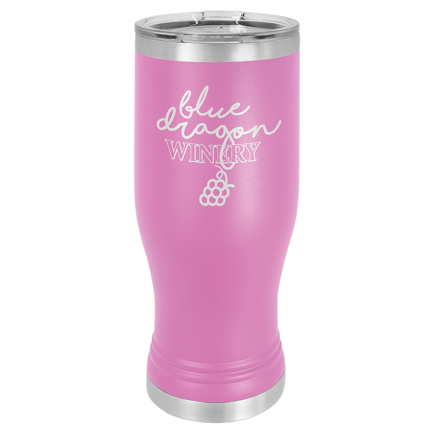 Light Purple 20 oz. Pilsner with Clear Polar Camel Lid