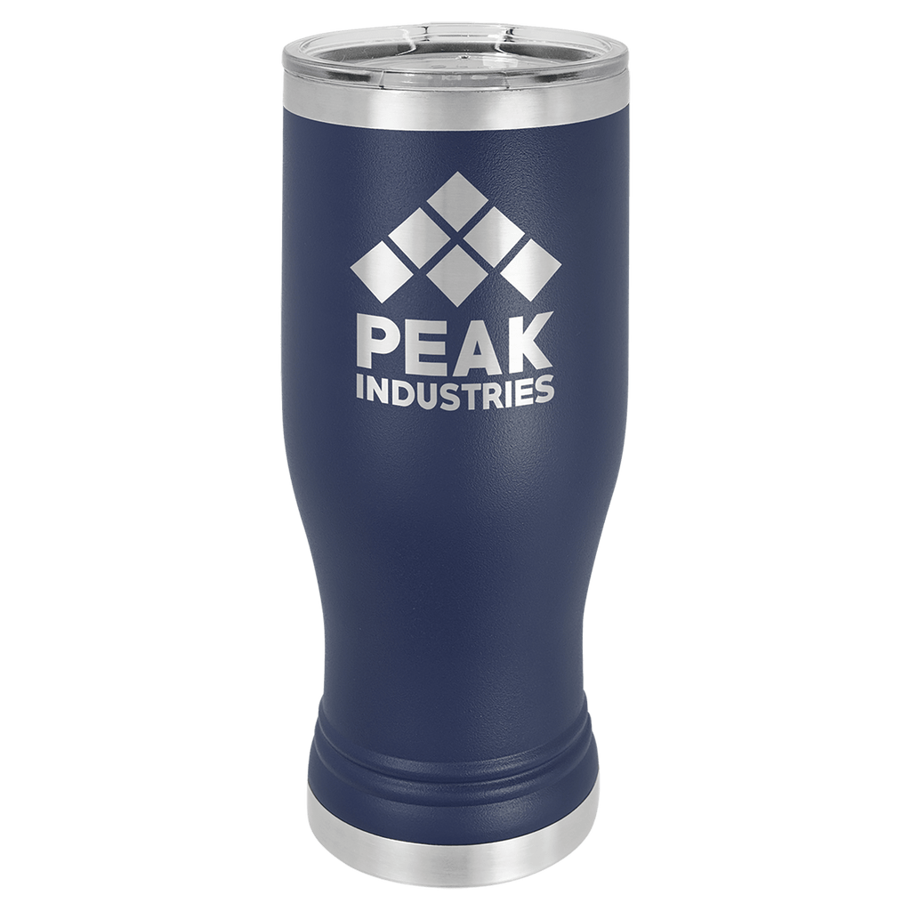 Navy Blue 20 oz. Pilsner with Clear Polar Camel Lid