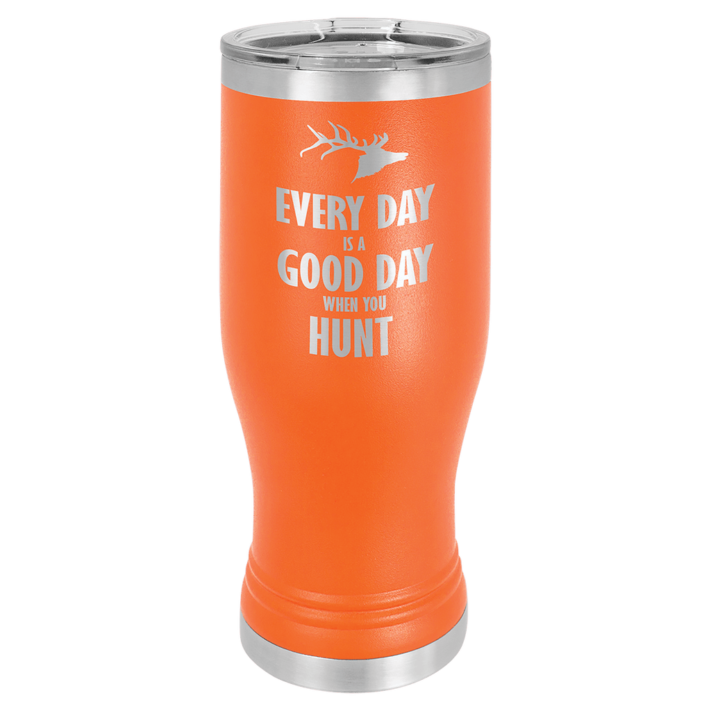 Orange 20 oz. Pilsner with Clear Polar Camel Lid